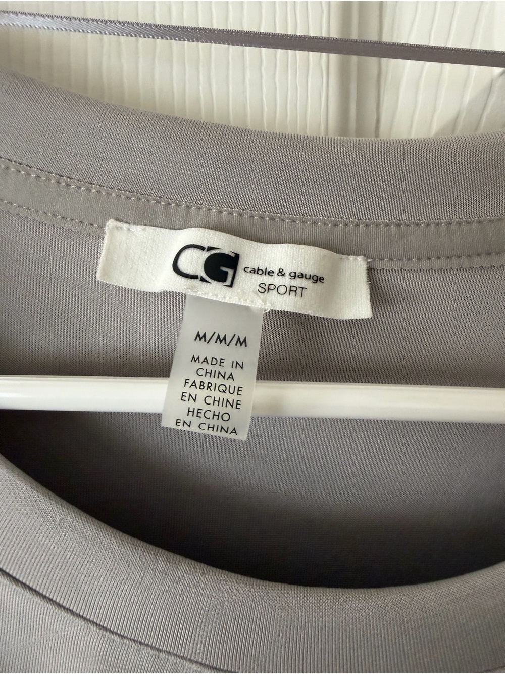 Cable & Gauge Light Gray Knot-Detail Mini Dress - Picture 2 of 4